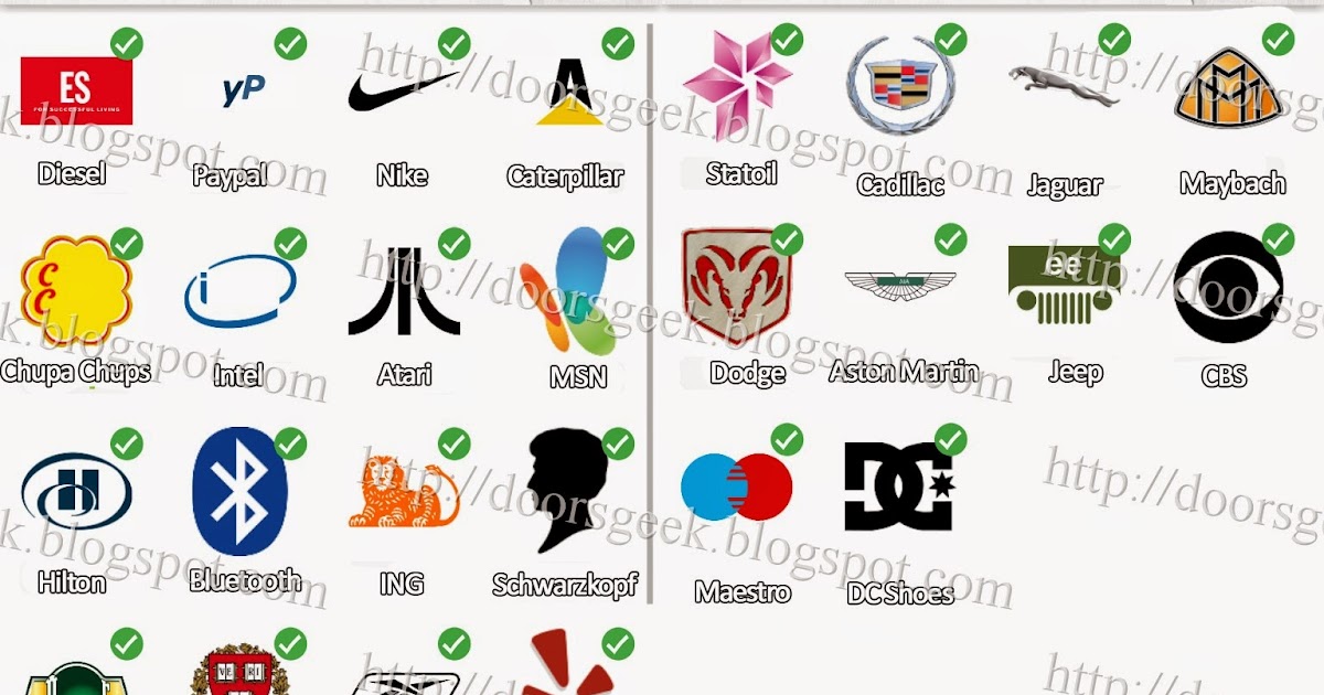 Logo Quiz! Level 5 (Candy Logo) Doors Geek