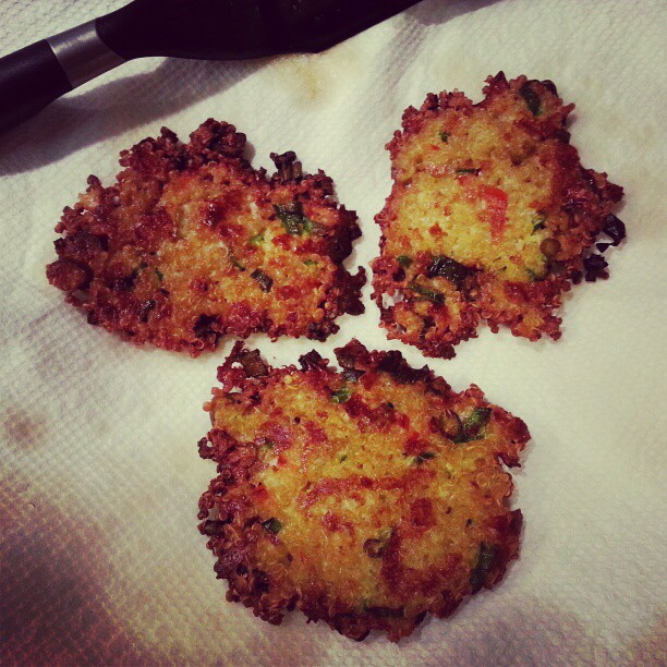 Easy quinoa fritters {glutenfree}