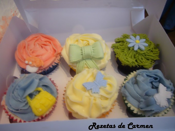 Mis cupcakes en el taller de Alma's Cupcakes