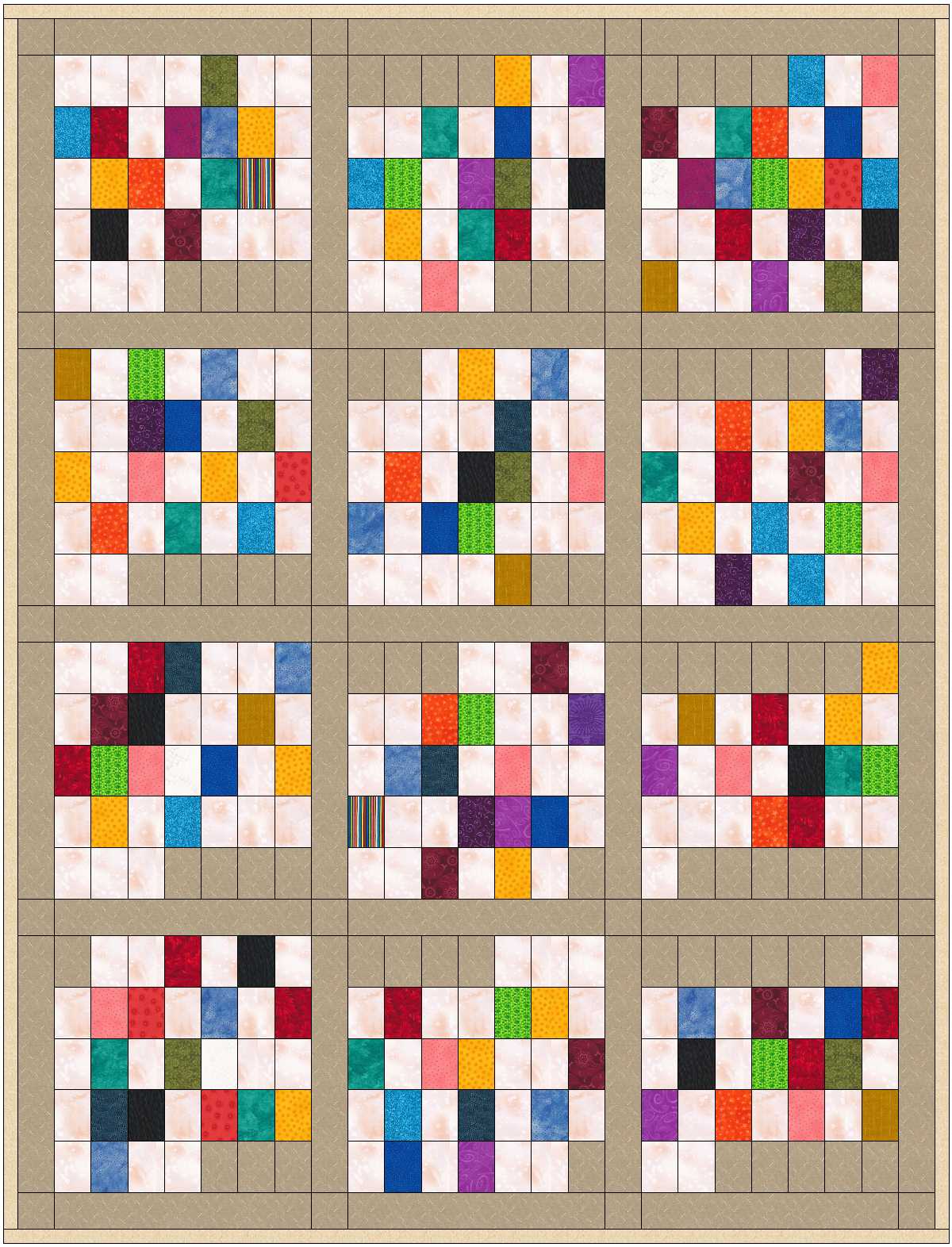 Fiber Haven A Quick Calendar Quilt
