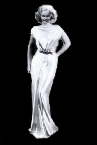 Jean Harlow Inspired Wedding Dress