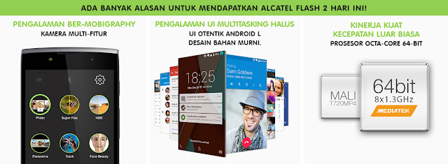 banyak alasan untuk mendapatkan alcatel flash 2 hari ini