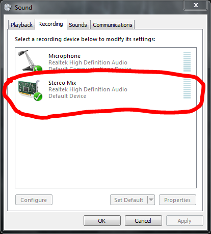 Download Stereo Mix Driver Windows 7