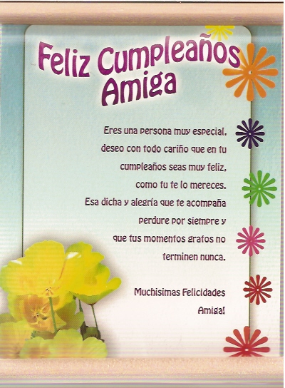 ... FELIZ CUMPLEAÑOS MI AMIGA NANNY - PRONOSTICOS PARA LAS LOTERIAS DE