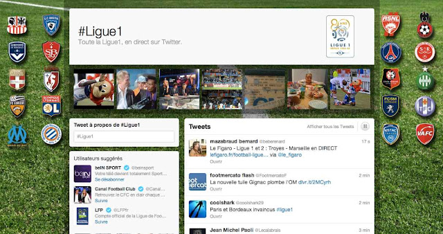 Twitter lance une page dédiée à la #Ligue1