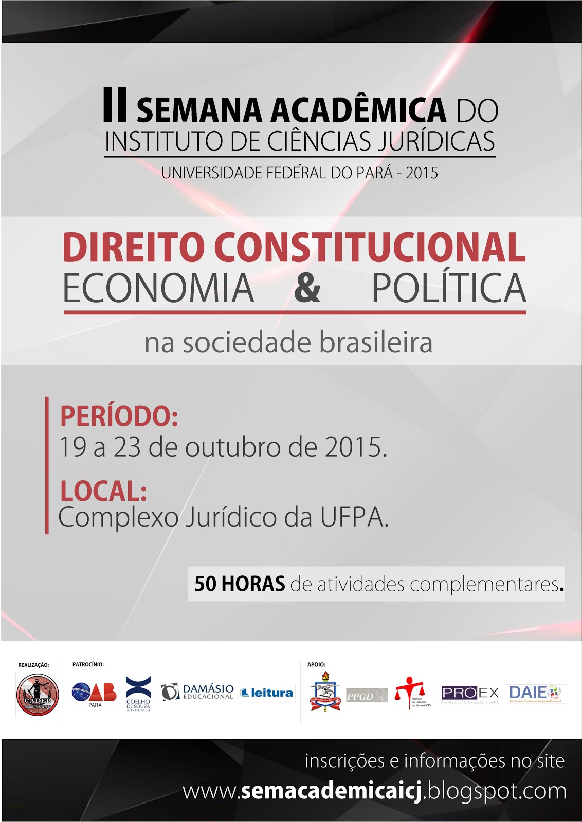 CARTAZ II SEMANA ACADÊMICA