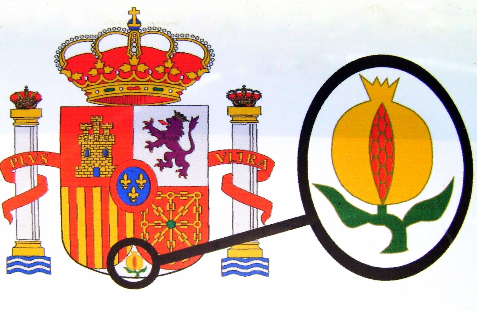 Escudo de la Región de Granada en el escudo de España