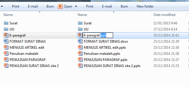 Cara Memunculkan Format File atau Ekstensi Pada Windows Cara Memunculkan Format File atau Ekstensi Pada Windows