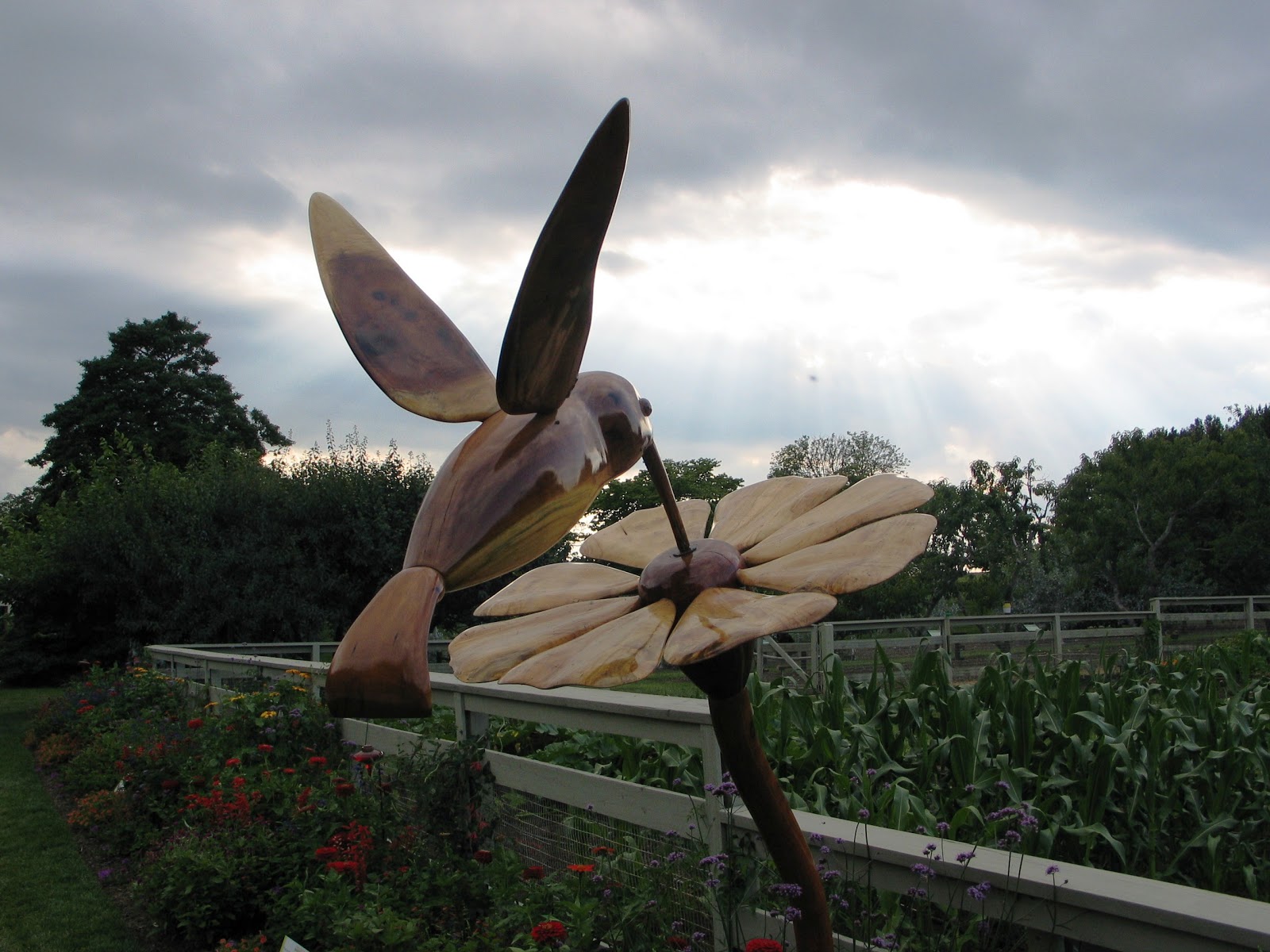 It's All About Purple Garden Ornaments