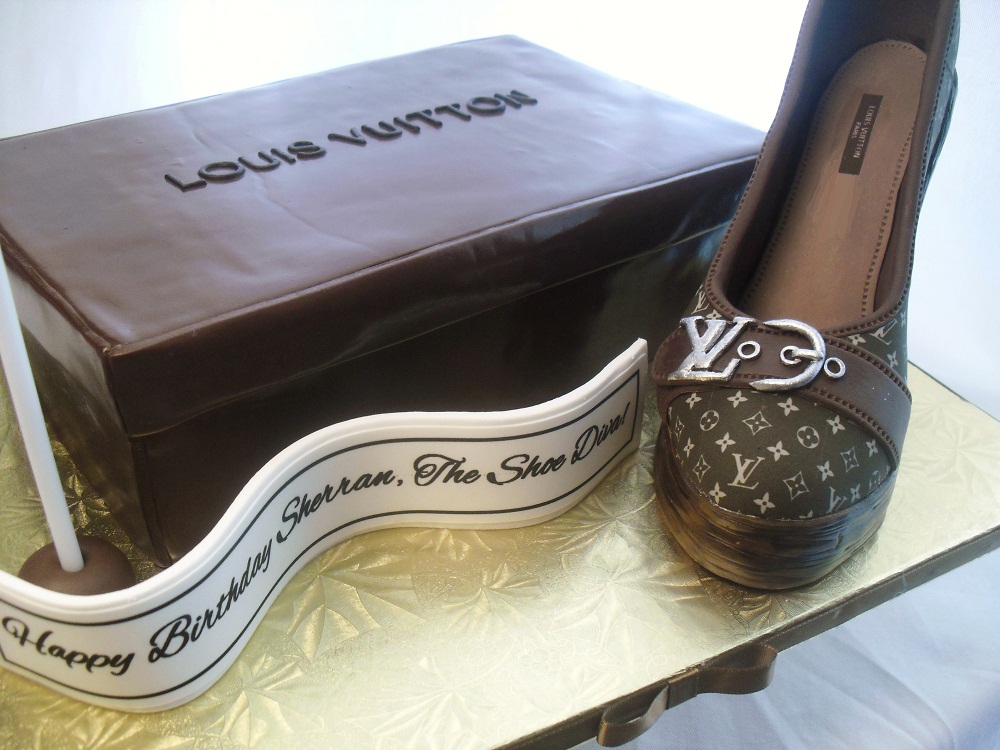 Louis Vuitton Shoe Box And Shoe 