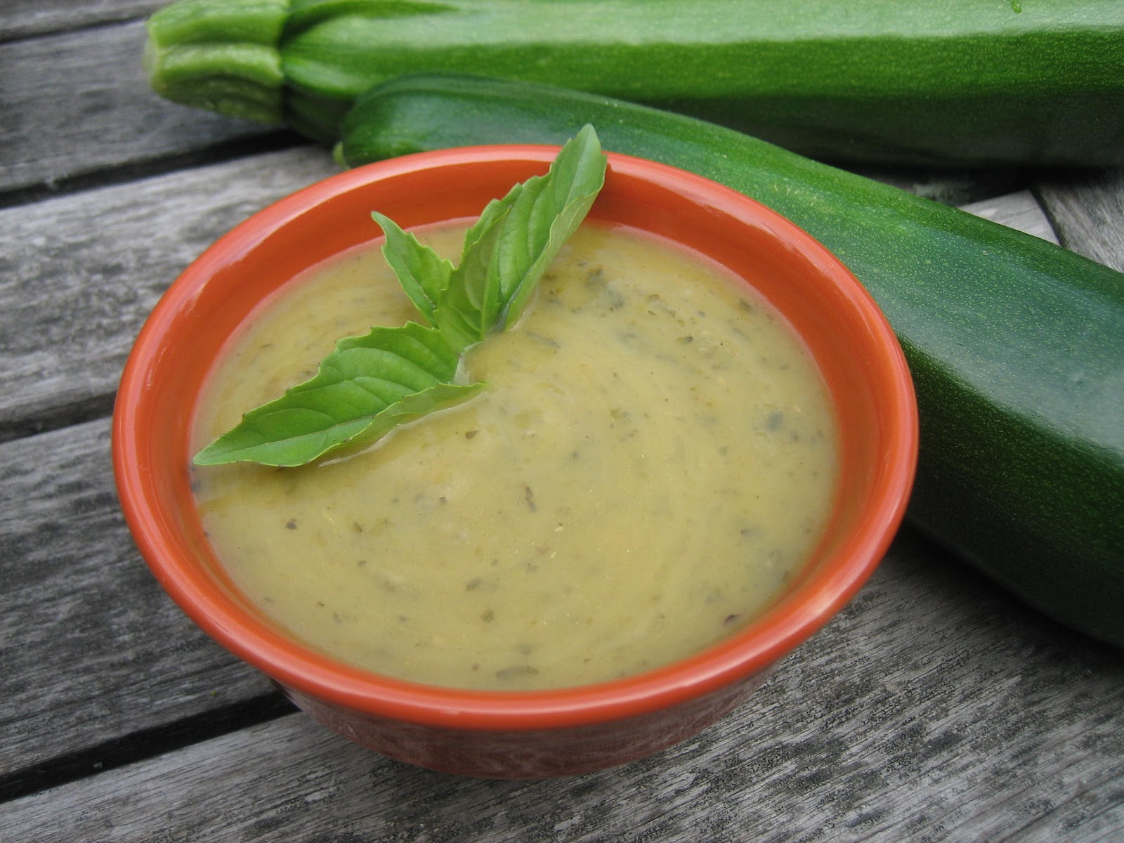 Pureed Pzazz Charred Zucchini Soup by Anna Thomas