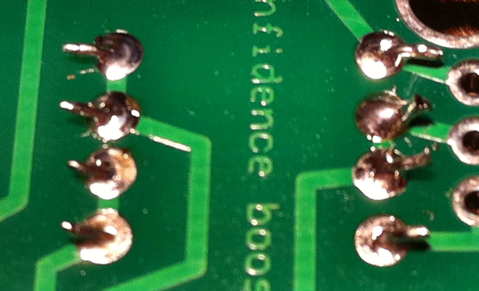 Blobs of Solder