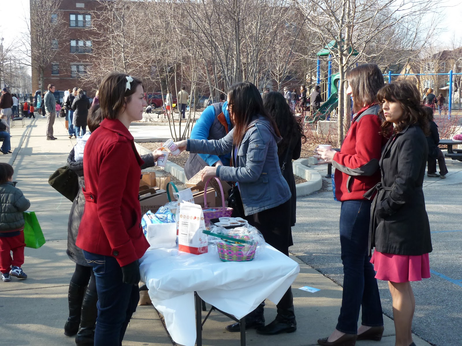 The Chicago Real Estate Local Early spring fun at Winnemac Park in