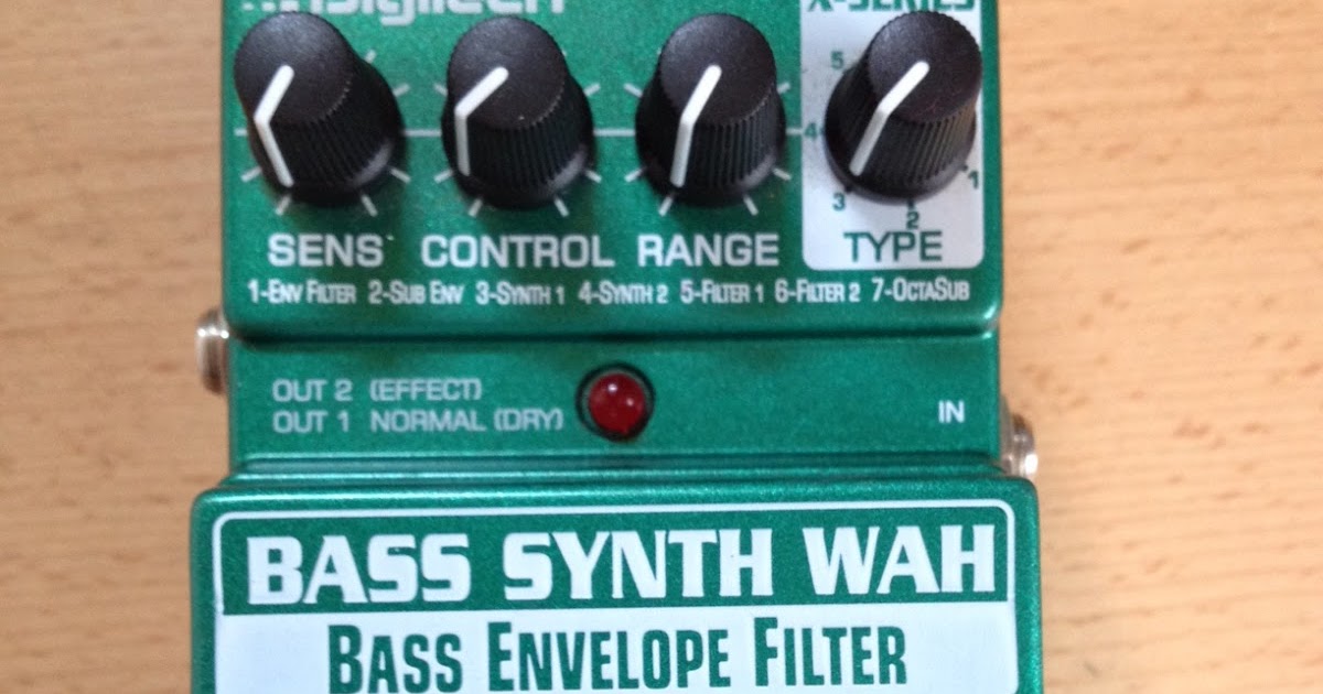andrew's blog Digitech Bass synth wah bass envelope filter FX Pedal