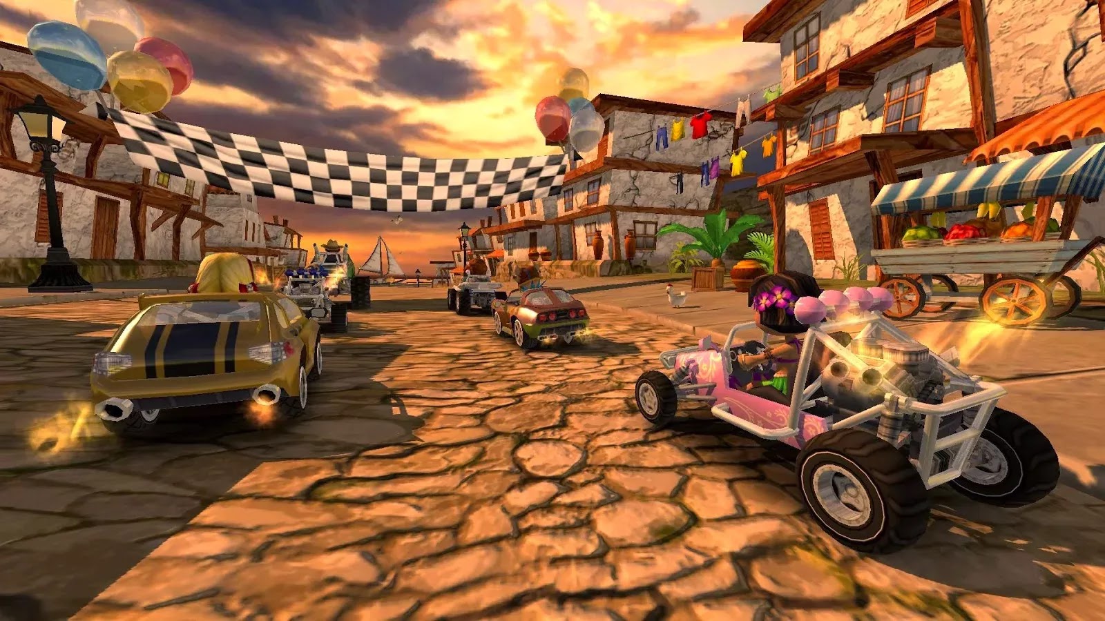 Beach Buggy Racing v1.2.7 Mod Android Mesh