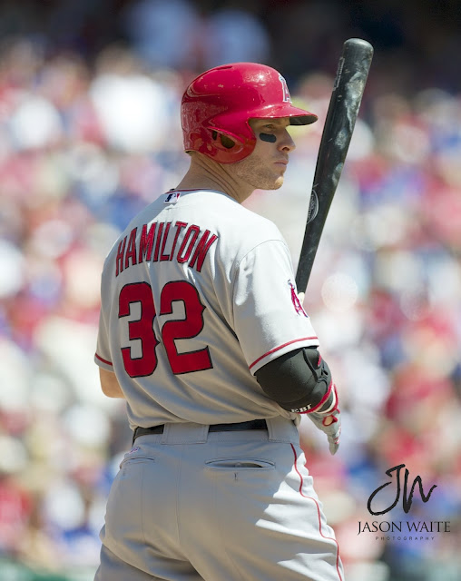 Josh Hamilton at Rangers ballpark