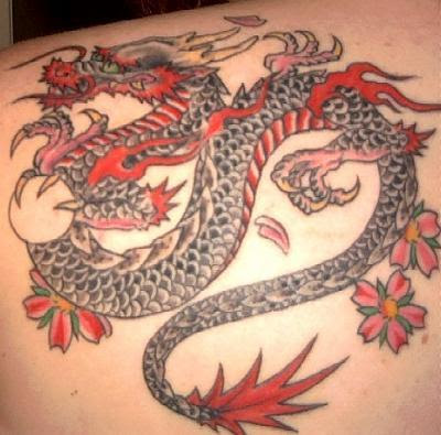 Tribal Tattoo Dragon design