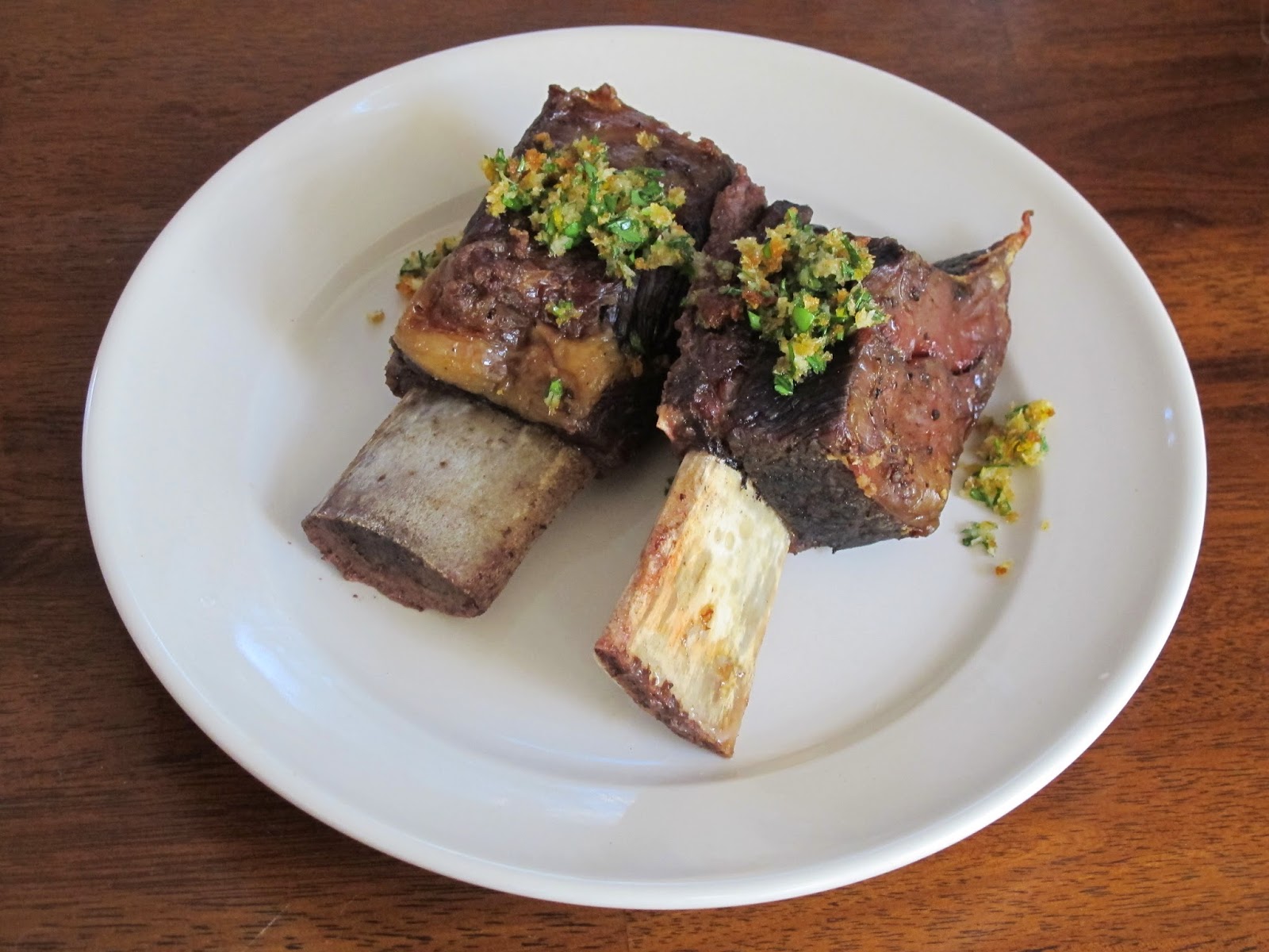 Kitchen Sink Diaries SlowRoasted Short Ribs with Horseradish Gremolata