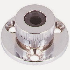 New-SHAKESPEARE 4184 CHROME PLATED CABLE OUTLET CONNECTOR - 15274