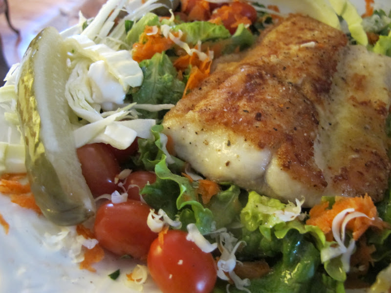 Dinner Place Walleye Salad