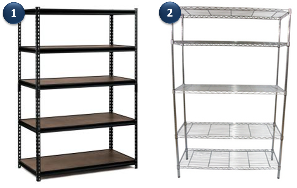 Cup Half Full Industrial Shelving