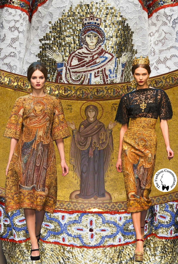Dolce e Gabbana - Fall Winter 2013 - Madonna (Abside Duomo di Cefalù) Dolce e Gabbana - Fall Winter 2013 - Madonna (Abside Duomo di Cefalù)