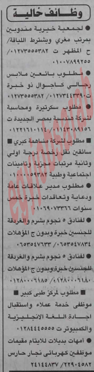وظائف جريدة الاهرام الاحد 2 ديسمبر 2012 - وظائف مصر %D8%A7%D9%84%D8%A7%D9%87%D8%B1%D8%A7%D9%85+3