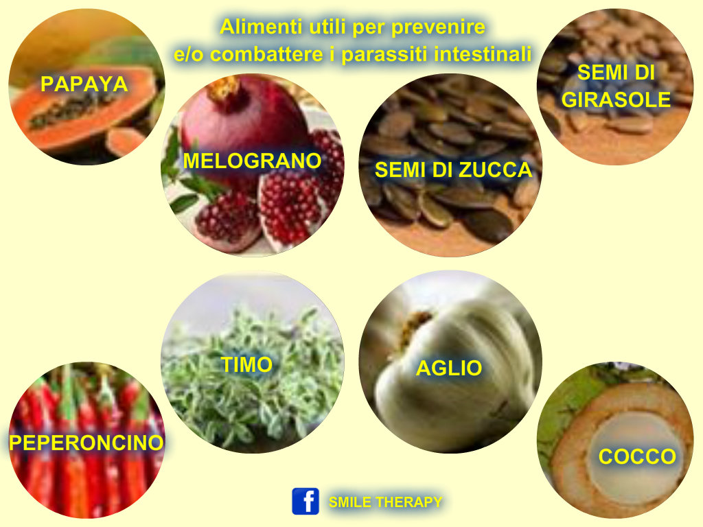 Chiarificazione di un organismo da aglio di parassiti e latte