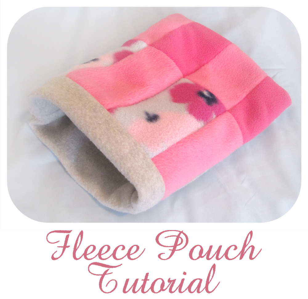 Fleece Pouch Tutorial For Hedgehog, Hamster, Guinea Pig, Ferret, Sugar