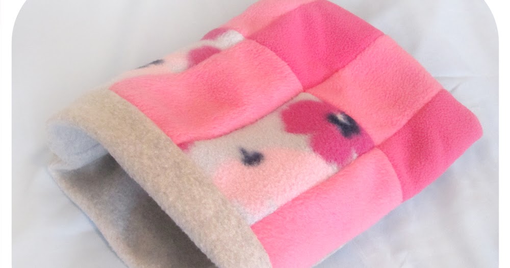 Behind Fleece Pouch Tutorial For Hedgehog, Hamster