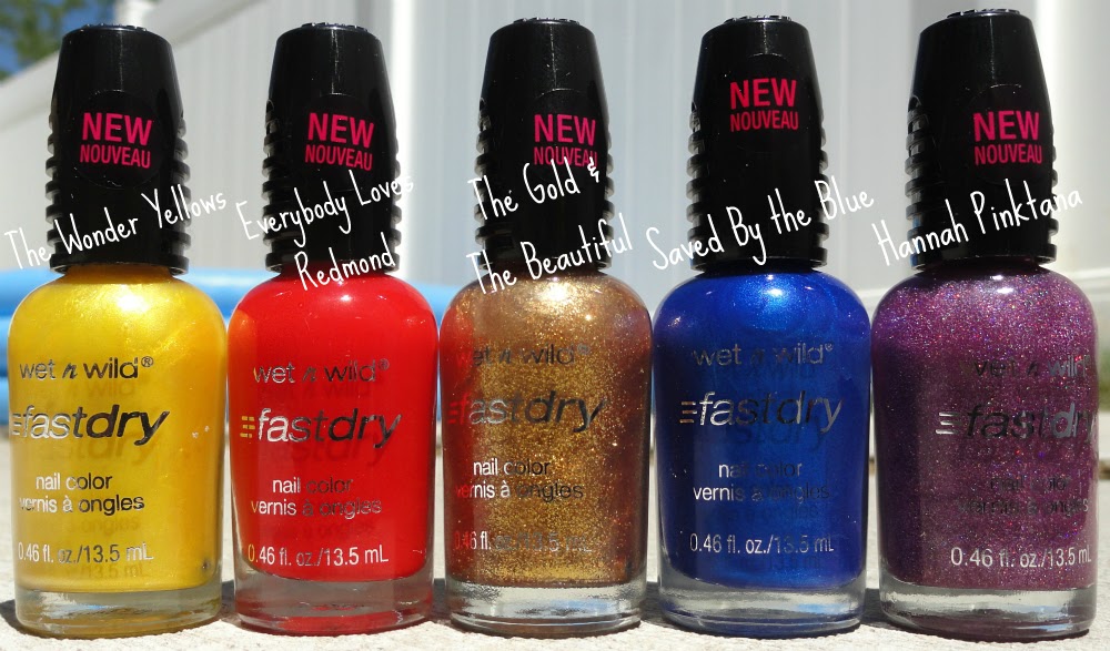 KellieGonzo Wet n' Wild Fast Dry Nail Polish Review & Swatches