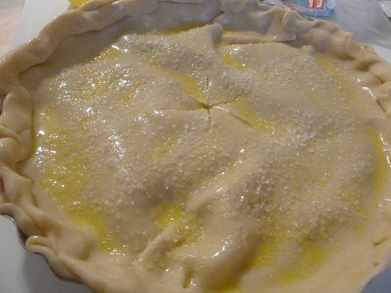 Dawn's Divine Delights Apple Pie with Caramel Sauce