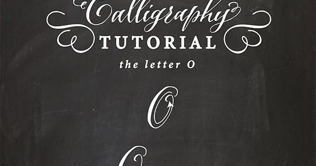 Antiquaria: Calligraphy Tutorial | the Capital Letter "O"