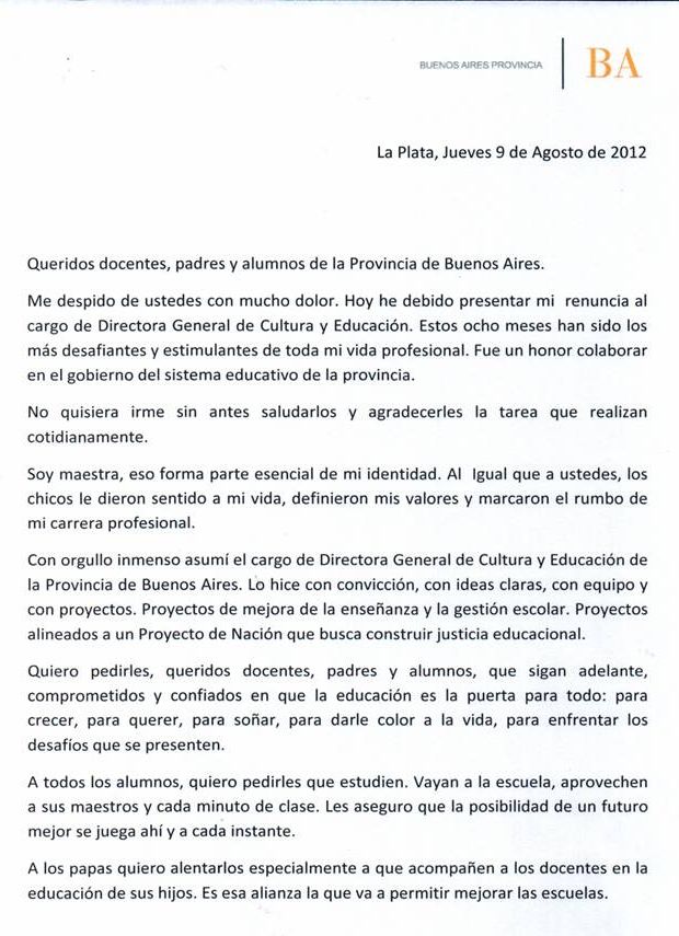 Carta De Despedida Carta De Despedida