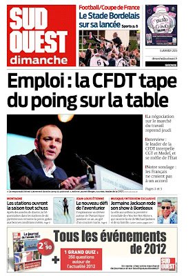 Sud Ouest Dimanche du 6 janvier 2013 Sud Ouest Dimanche du 6 janvier 2013