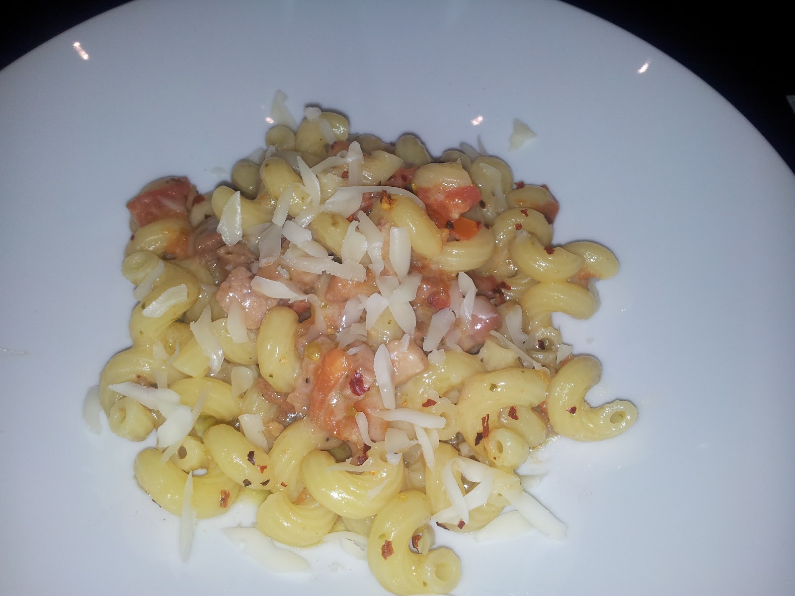 Pasta pancetta affumicata e… Cucino... ma sarei a dieta!!!
