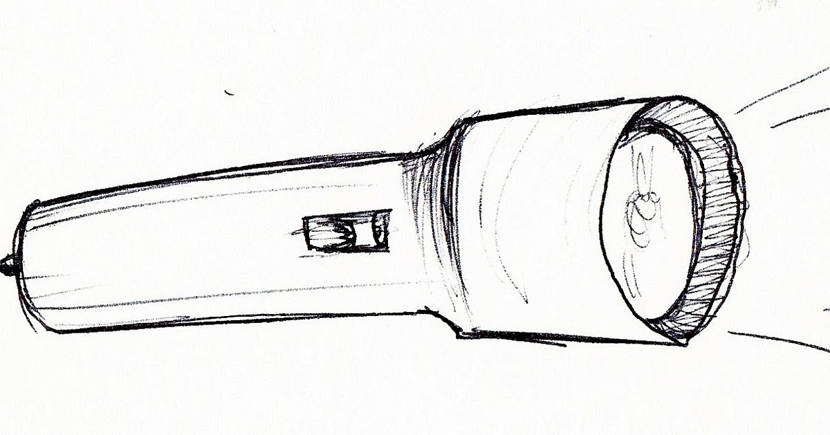 D's Sketch Blog [ 116 ] step in to the flashlight