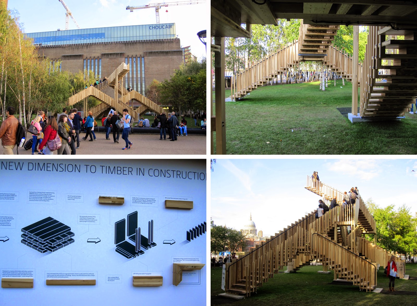 Endless Stairs ; designed by Escher in London Stairs Designs