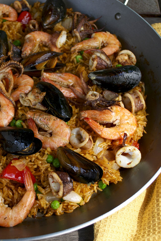 Adora's Box SEAFOOD PAELLA