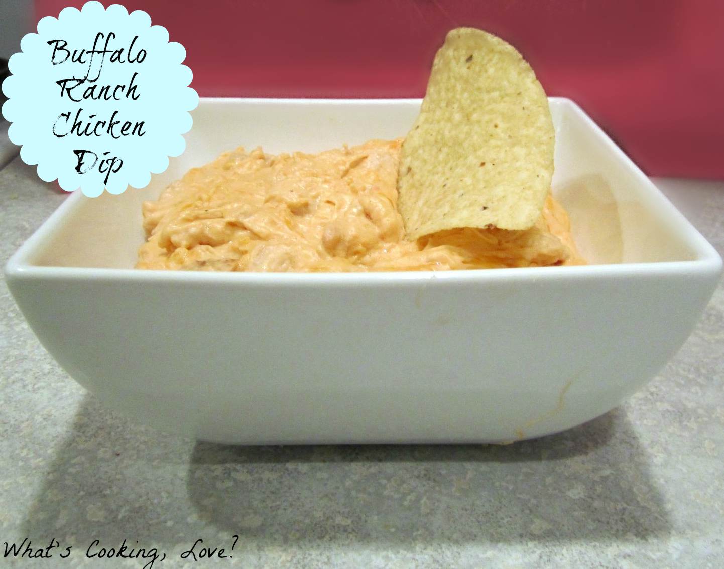 Buffalo Ranch Chicken Dip Whats Cooking Love?