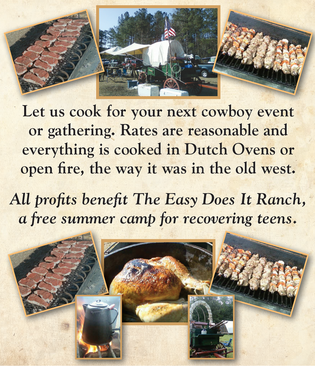 Easy Does It Ranch True Grits Chuck Wagon Catering