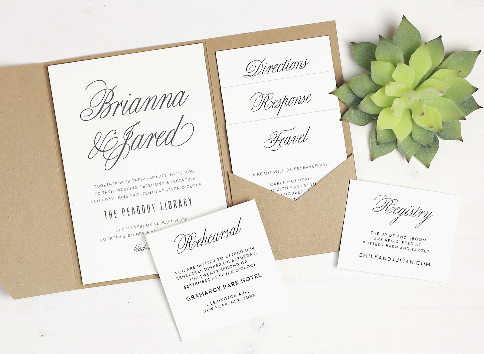 stay at home mom basic invite featuring cactus invitations
