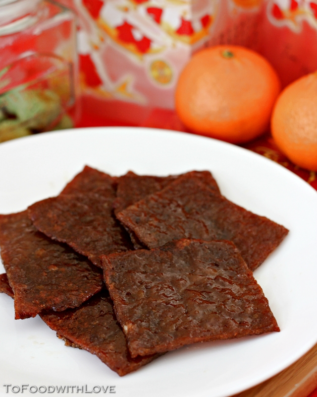 To Food with Love Bak Kwa (Pork Jerky)