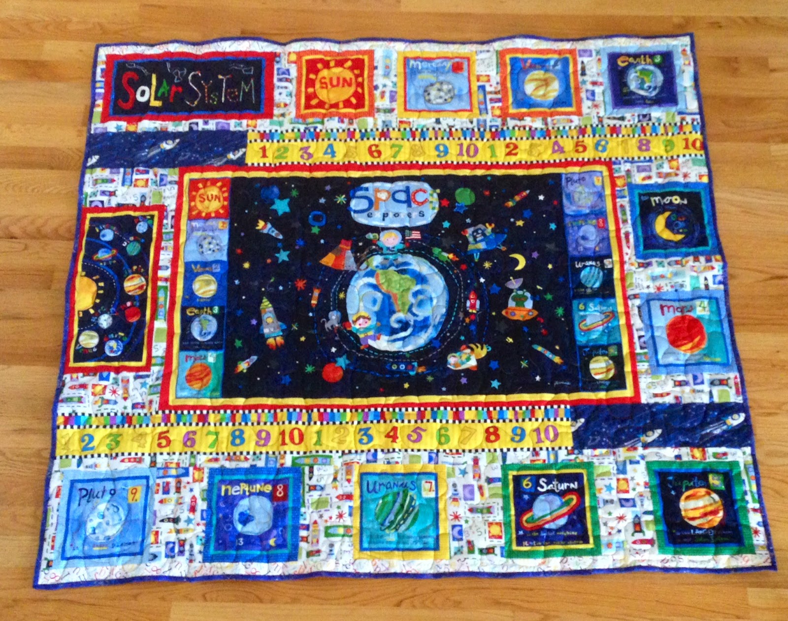 Creative Expressions ABC Quilt and Space Quilt