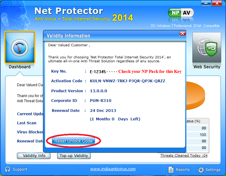 Net Protector Antivirus Serial Key Download