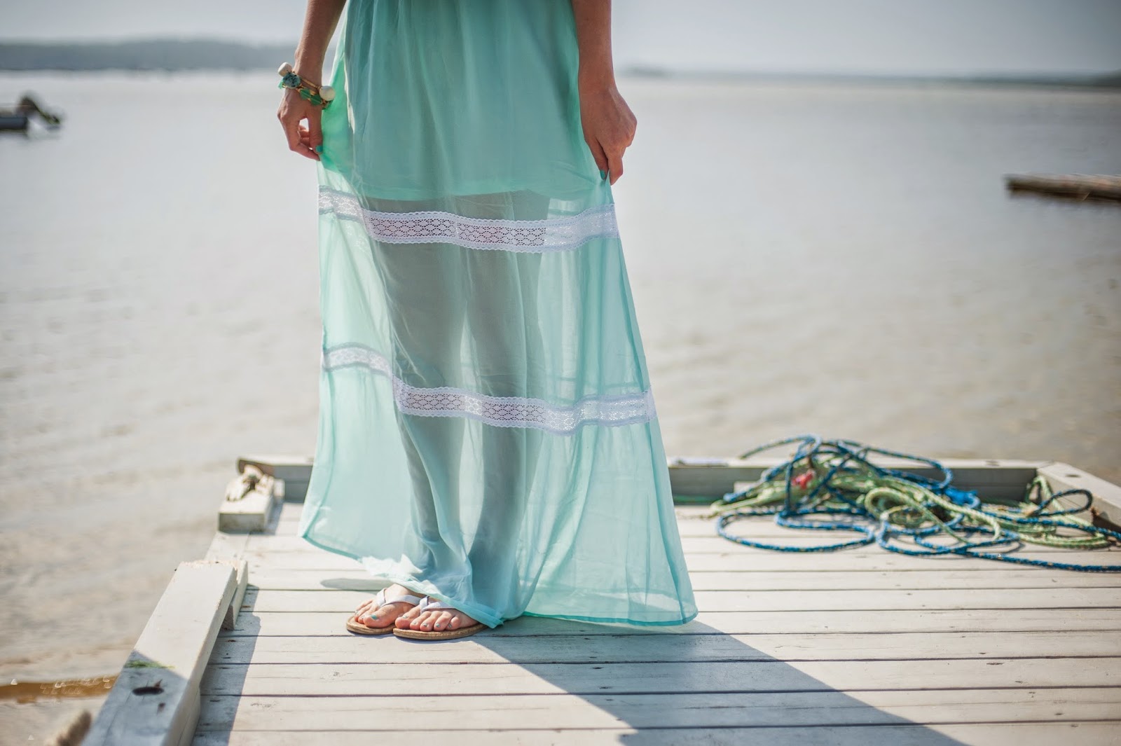 OOTD Minty Maxi {Collab with The Mint Julep Boutique} Southern Belle
