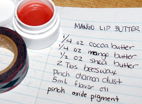 How do you make lip balm at home with natural ingredients?