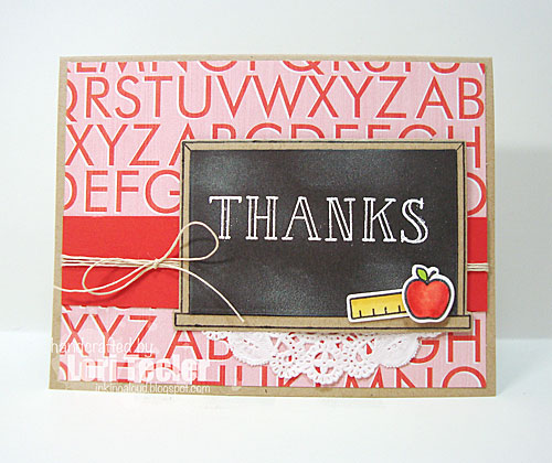 Thanks card-designed by Lori Tecler/Inking Aloud-stamps and dies from Lawn Fawn Thanks card-designed by Lori Tecler/Inking Aloud-stamps and dies from Lawn Fawn
