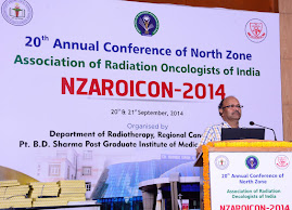 Dr GK Rath, Chief, National Cancer Institute AIIMS delivering inaugural lecture in NZAROICON 2014