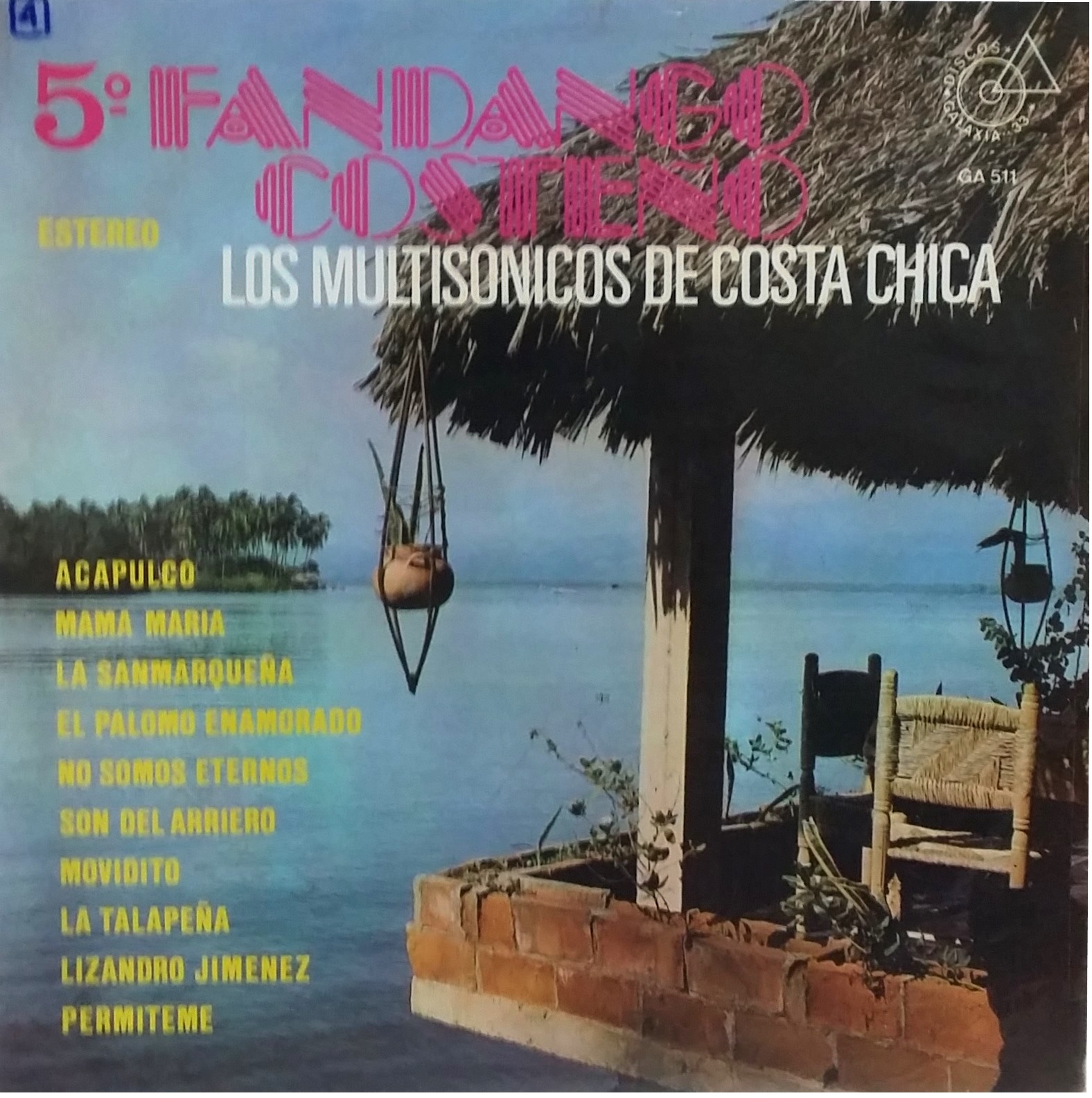 MUSICA FOLCKLORICA MEXICANA FANDANGO COSTEÑO VOL. 5 LOS MULTISONICOS